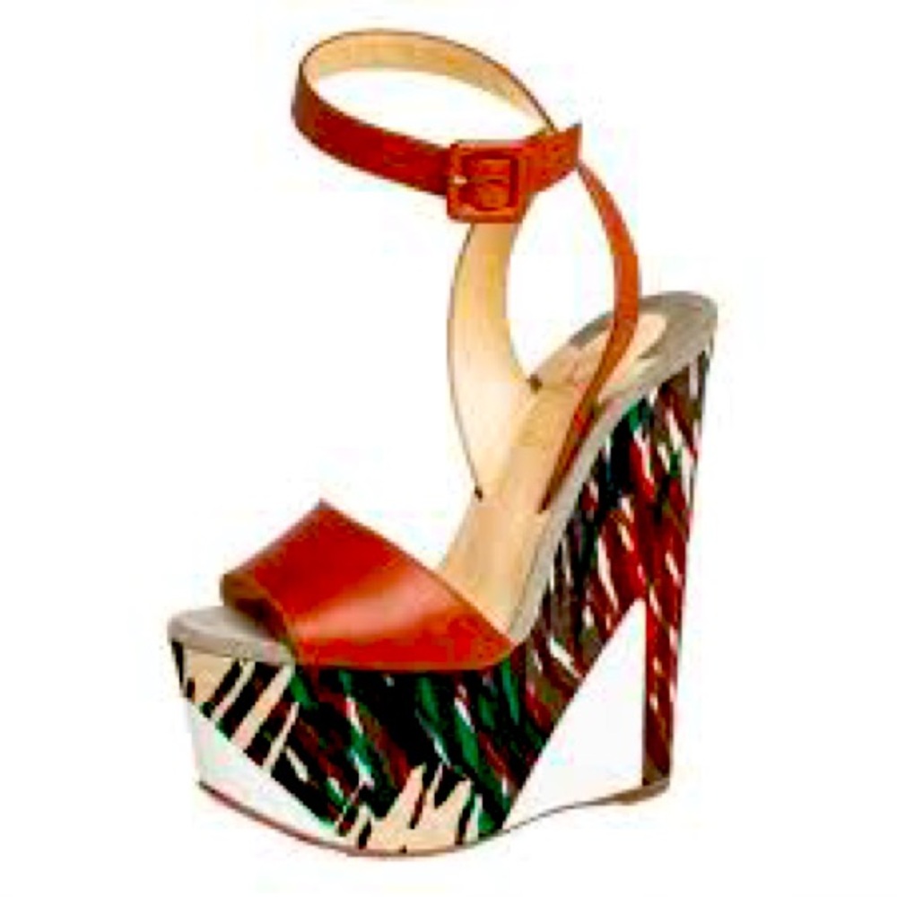 CHRISTIAN LOUBOUTIN
Leather Printed Sandals